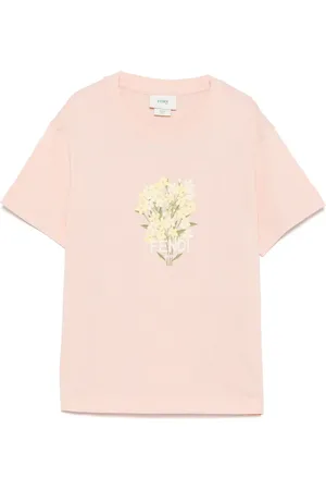 Fendi Logo-embroidered T-shirt