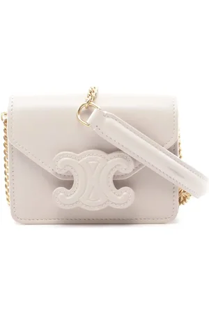 Céline 2010s Triomphe chain shoulder bag