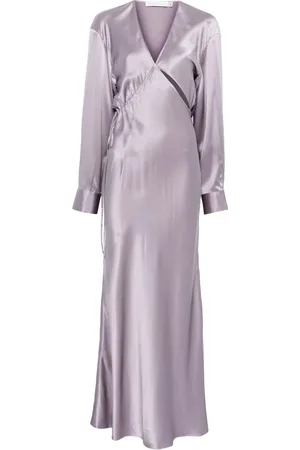 CHRISTOPHER ESBER Cross-cut silk maxi dress