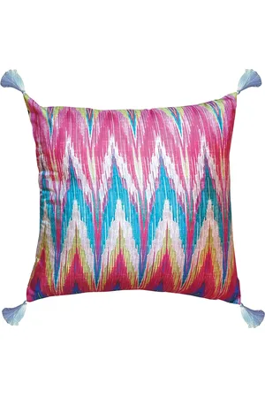 Les-Ottomans Abstract-print silk-blend cushion