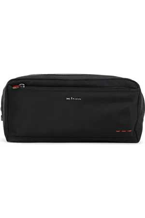 Kiton Embossed logo wash bag