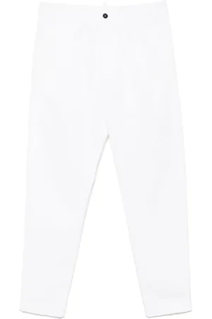 Dsquared2 Pleated cotton trousers