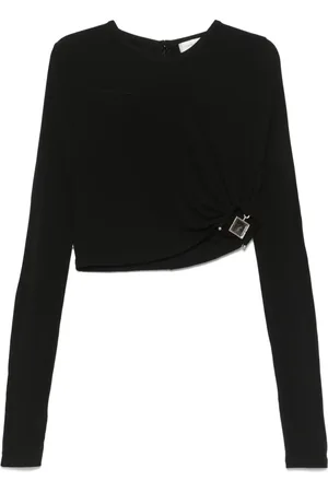 CHRISTOPHER ESBER Bezel-quartz long-sleeve top