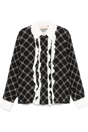 Elisabetta Franchi Logo-jacquard shirt