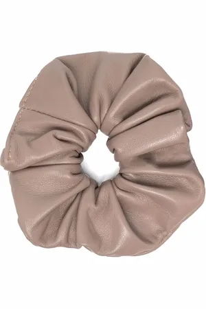 Manokhi Leather scrunchie hairband