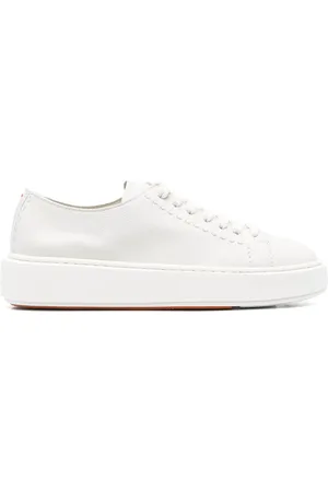 santoni Leather sneakers