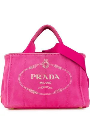 Prada 2013-2024 Small Canvas Canapa Logo satchel