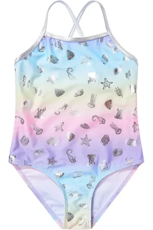 SOLISWIM KIDS Sea life-print swimsuit