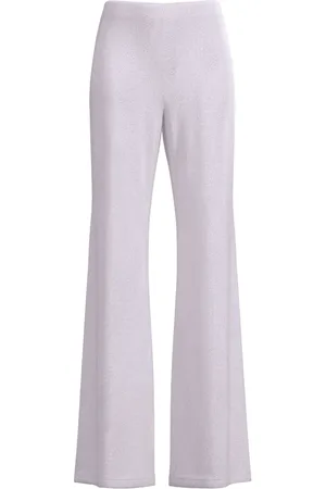 MACCAPANI Lurex-jacquard trousers