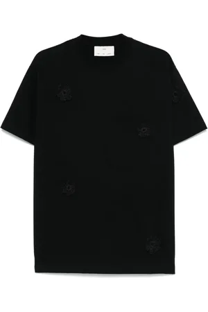 SONG FOR THE MUTE Daisy-appliqu?? T-shirt