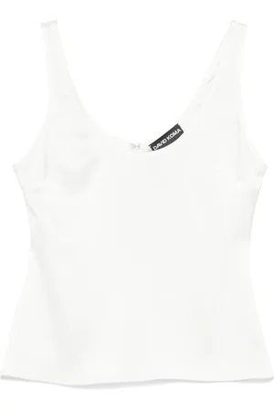 DAVID KOMA Satin tank top