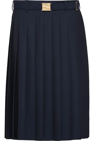 Miu Miu Pleated midi skirt