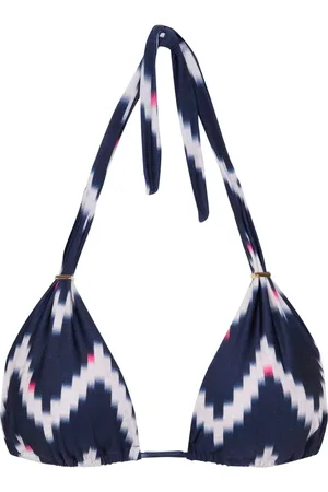 Lenny Niemeyer Chevron-print bikini top