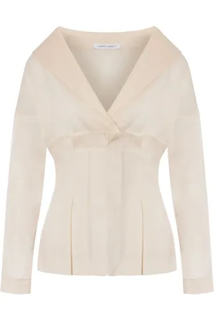 Alberta Ferretti Shawl-collar blouse