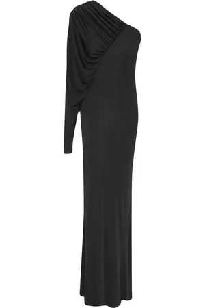 Saint Laurent One-shoulder evening dress