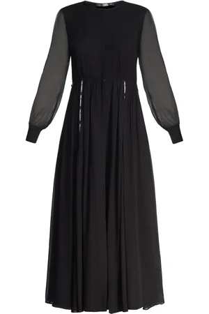 Karl Lagerfeld Logo-tape maxi dress