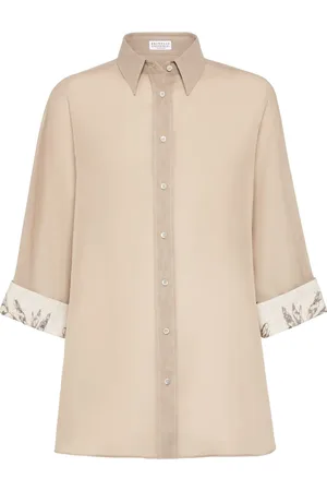 Brunello Cucinelli Flora embroidered shirt