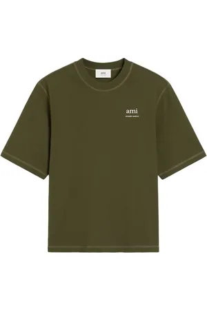 Ami Logo-embroidered T-shirt