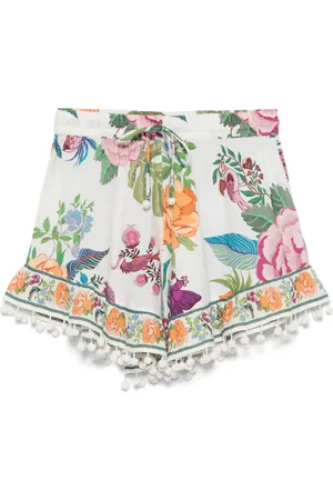 Farm Rio Floral-print shorts
