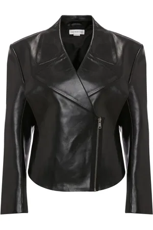 Victoria Beckham Bonded leather biker jacket