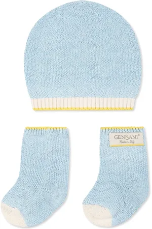 Gensami Happy ZigZag beanie hat set