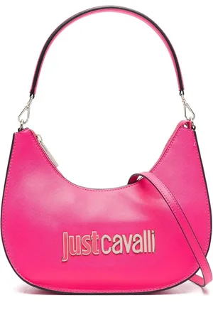 Roberto Cavalli Logo plaque tote bag