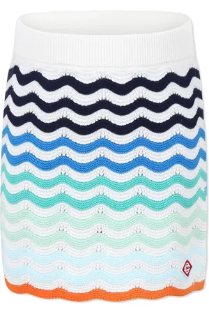 Casablanca Gradient Wave skirt