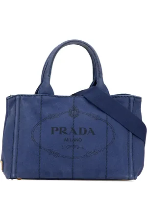 Prada 2013-2024 Small Canvas Canapa Logo satchel