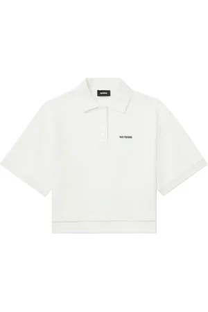 We11 Done Logo polo shirt