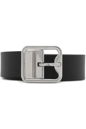 Burberry Reversible leather B-buckle belt