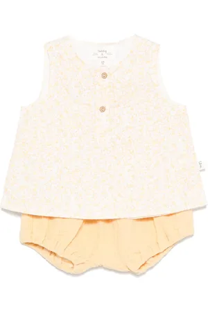 TEDDY & MINOU Floral-print shirt and top set