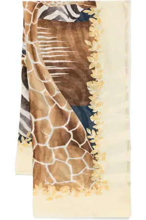 Salvatore Ferragamo 1980s printed scarf