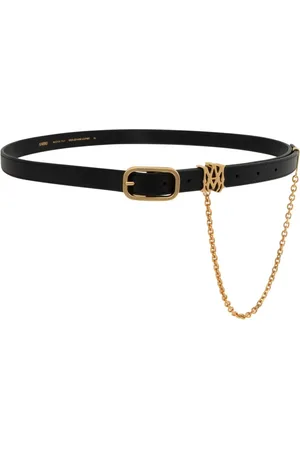 AMIRI Chain-detail leather belt