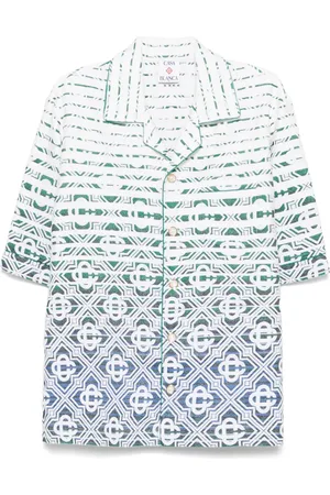 Casablanca Monogram-gradient towelling shirt