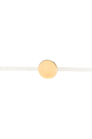 Jil Sander Disc-detail leather belt