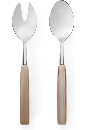 Brunello Cucinelli Steel salad serving cutlery (set of two)