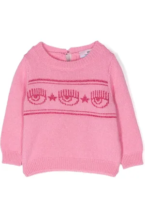 Chiara Ferragni Eyestar intarsia-knit jumper