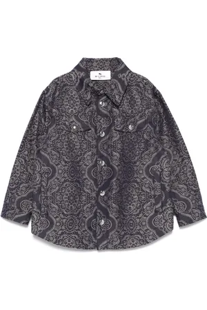 Etro Patterned-jacquard shirt jacket
