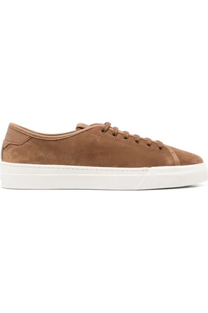 santoni Suede trainers