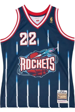 Mitchell & Ness "NBA Houston Rockets 96 Clyde Drexler" authentic road jersey