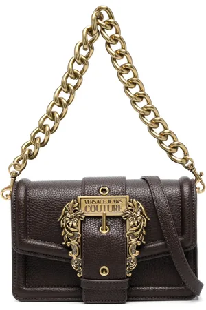 VERSACE Baroque buckle shoulder bag