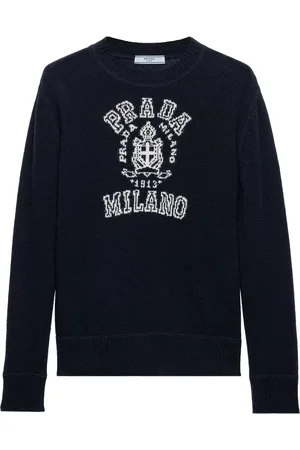 Prada Logo-intarsia sweater