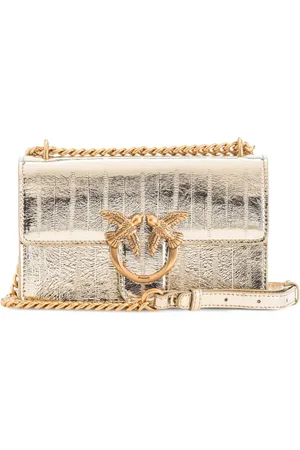 Pinko Love One leather shoulder bag