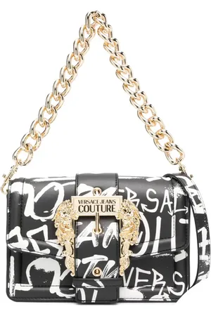 VERSACE Graffiti-print crossbody bag