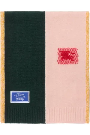 Burberry Colour-block cashmere scarf