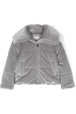 MONNALISA Velvet puffer coat