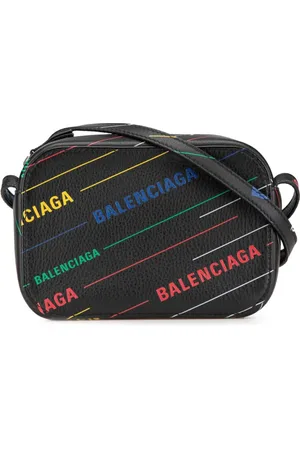 Balenciaga 2010-2024 XS Leather Logo Print Everyday Camera Bag crossbody bag