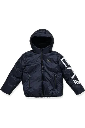 EA7 Hooded padded jacket