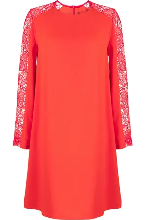 Paule Ka Broderie anglaise shift dress