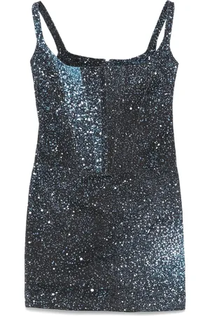 GIUSEPPE DI MORABITO Constellation-print mini dress